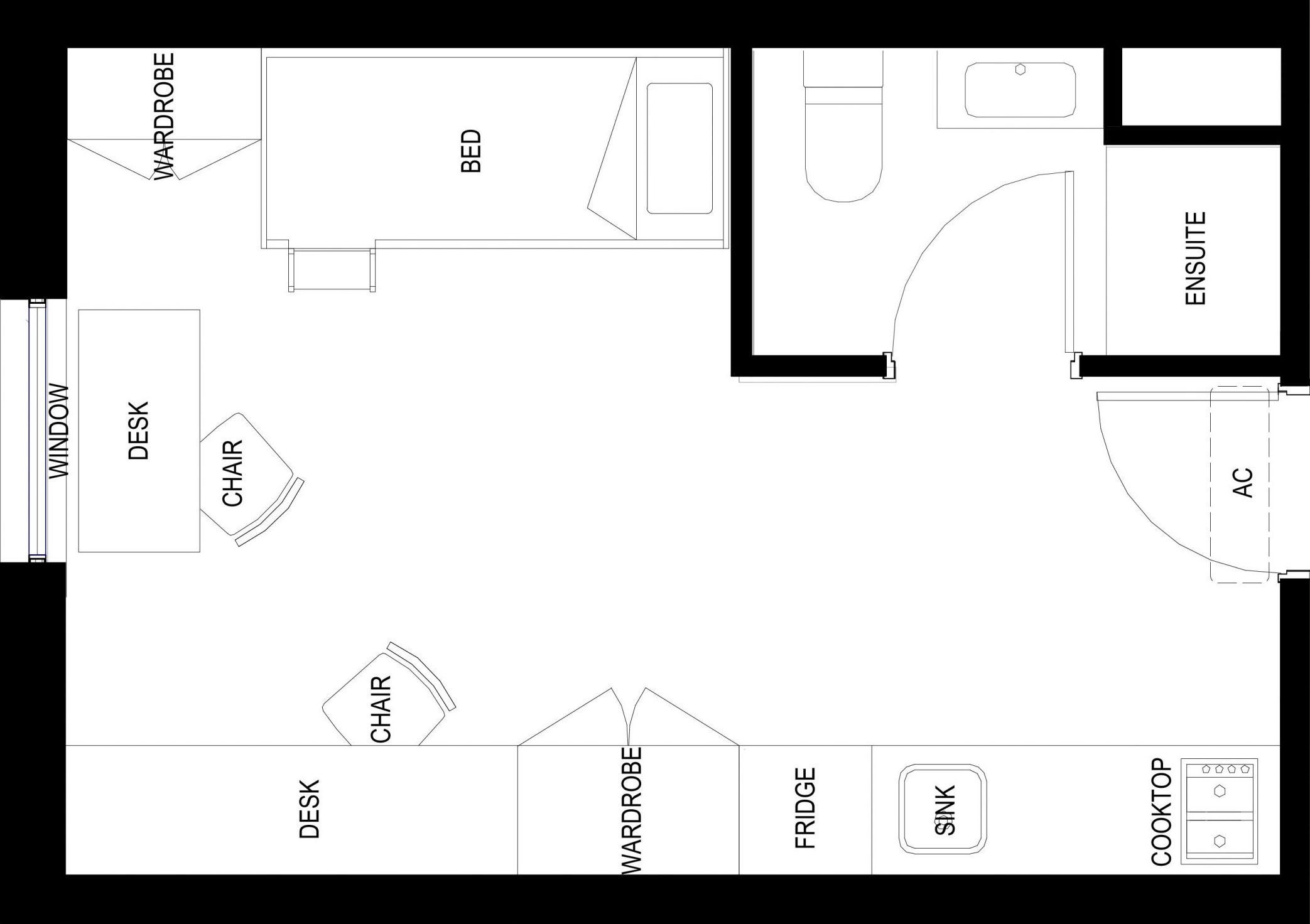 Twin Bunk Bed Studio Image