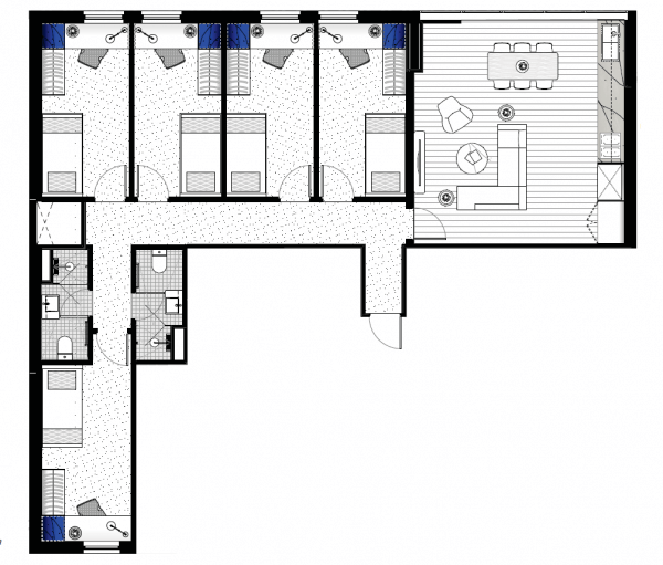 5 Bedroom Apartment Deluxe Image