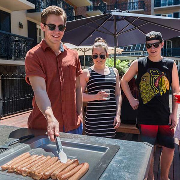 BBQ deck