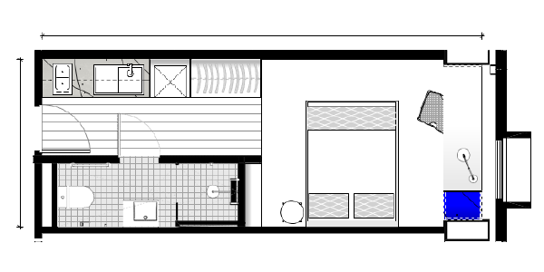1 Bedroom Studio Deluxe Image