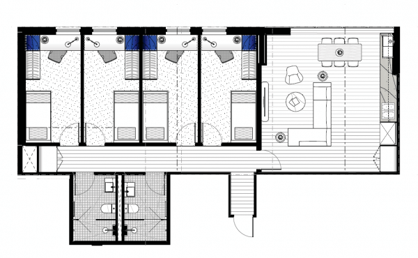 4 Bedroom Apartment Deluxe Image