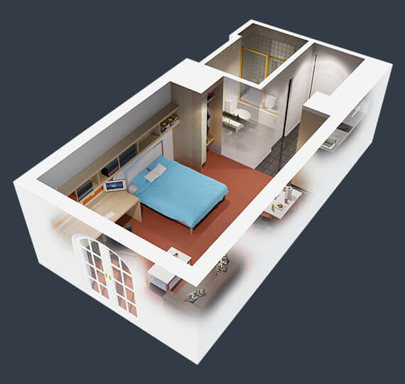 1 Bedroom Suite Image