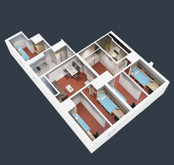 5 Bedroom Apartment Image